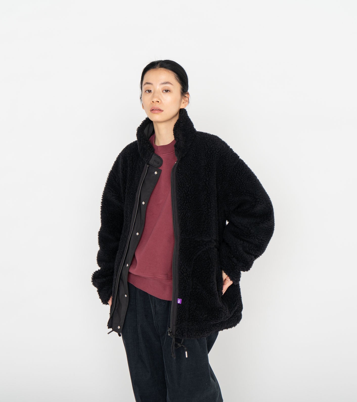 THE NORTH FACE PURPLE LABEL Wool Boa Field Reversible Jacket